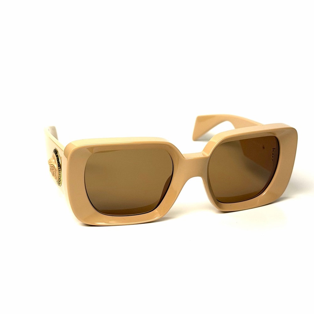 Versace Mod 4473U 5489/73 Beige Sunglasses with Medusa Detail - Picture 5 of 7